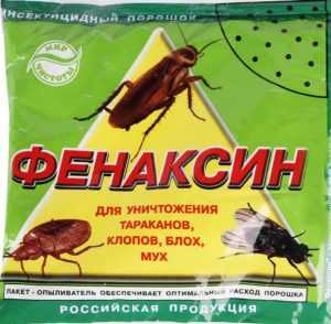 Инструкция по применению средства Фенаксин от клопов, тараканов, двухвосток, медведки и муравьев